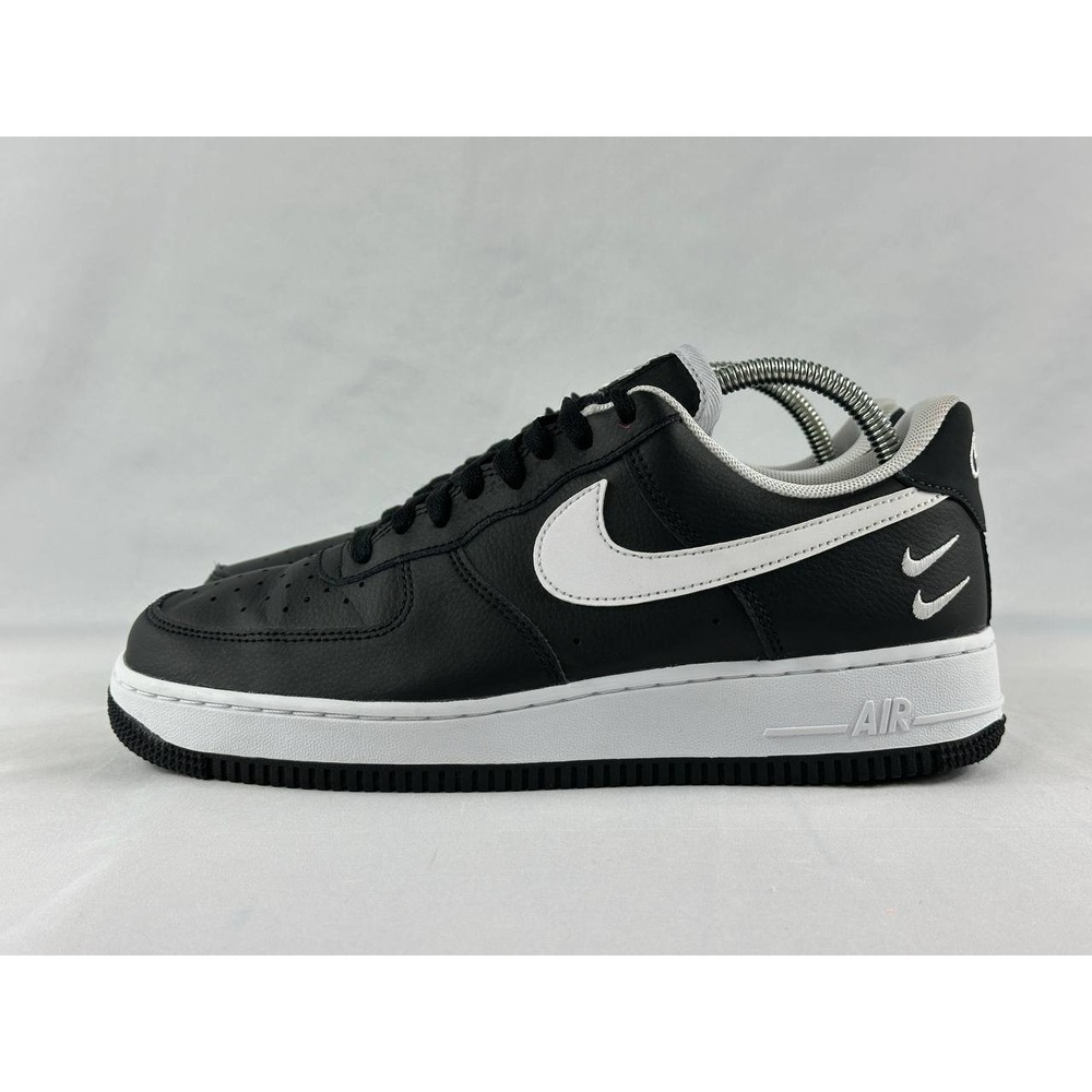 Nike Air Force 1 '07 LV8 'Double Swoosh - Black White' CT2300-001 Men's Size 8.5 - Picture 6 of 10